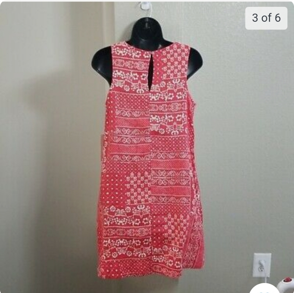 Rachel Zoe A-Line Mia Linen Print Dress w/Pockets-NEW! - Picture 6 of 14
